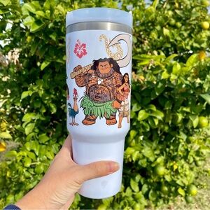 Walt Disney Moana Maui Heihei Pig Pua Brand new 40 oz double wall stainless tumb
